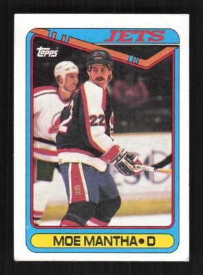Moe Mantha  1990 Topps   Winnipeg Jets #354 - Image 1 of 2