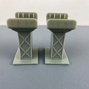 A Pair of  Plastic Track Supports for a Wooden Railway Layout - Picture 1 of 7