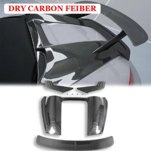Dry Carbon fiber tail Rear Tail Trunk Spoiler Wing Lip For Porsche 718 2012-2017 - Picture 1 of 8