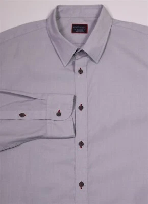 Untuckit Mens Light Gray Cotton Casual Button-Up Dress Shirt XXL - Image 1 of 4