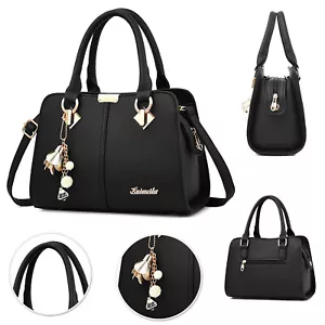 Damen Handtasche Schultertasche Top Griff Tasche Henkeltasche Damentaschen DHL - Bild 1 von 8
