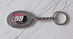 Vtg 1998 Great American Products Nascar Jeff Burton Keychain Exide Batteries #99 - Picture 1 of 3