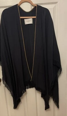 Recreo Navy Wrap One Size With Leather Trim - Image 1 of 4