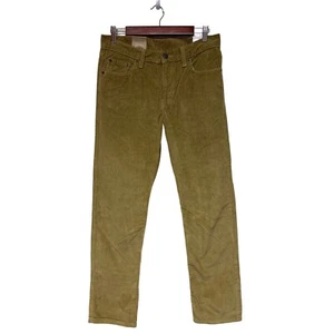 NEW! Levi's Tan Corduroy Pants Golden Brown Irregular Men's Size 27 x 30 - Picture 1 of 11