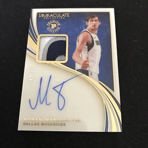 BOBAN MARJANOVIC 2019-20 IMMACULATE PREMIUM FOTL PATCH AUTO /20 - Picture 1 of 2