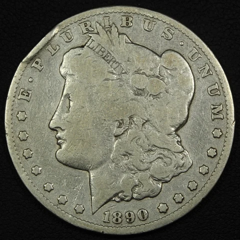 1890 CC Carson City Morgan Silver Dollar - Rim Bump Cover