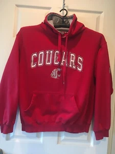 Washington State Cougars Mens Coloceum Jacket Pullover Hoodie crimson red XL - Picture 1 of 4