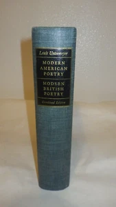 Modern American Poetry and Modern British poetry - Louis Untermeyer - 1950 - Picture 1 of 7