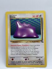 Ditto 18/62 Non Holo Rare Fossil Set Pokemon Card LP 