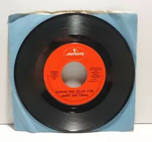 Jerry Lee Lewis Drinking Wine Spo-Dee Rock & Roll Medley 45 rpm Mercury 73374 - Foto 1 di 4