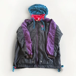 VINTAGE 90s Nike Soccer Mens Large L Jacket Windbreaker Fleece Hoodie Full Zip - Picture 1 of 19