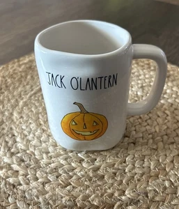 RAE DUNN Coffee Tea Mug Jack O’lantern Pumpkin Artisan Collection by Magenta - Picture 1 of 9
