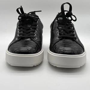 Nuevo Michael Kors Emmitt Serpiente Cuero Repujado Mujer Zapatilla Talla 8” - Imagen 1 de 11