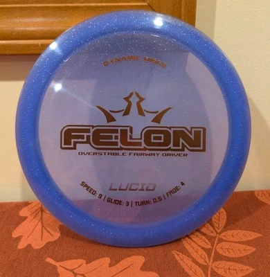 Dynamic Discs Lucid Felon Fairway Driver - Used, Excellent Condition - Image 1 of 3