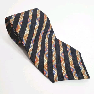 Stefano Ricci Multicolor Stripe Men's Designer Silk Necktie Jacquard Fabric - Picture 1 of 5