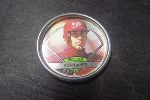 1990 Topps Baseball Coin Phillies Von Hayes #48 - Picture 1 of 2