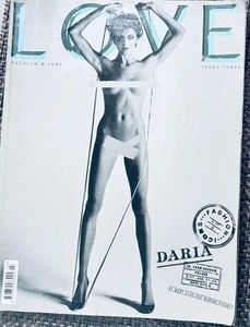 FASHION / PHOTOGRAPHY MAGAZINE LOVE #3 2010 DARIA WERBOWY NO MAILER LABEL - Foto 1 di 2