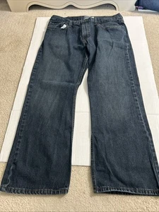 Men’s Levi Strauss Signature Series Bootcut Dark Denim Jeans Size 38x30 - Picture 1 of 6