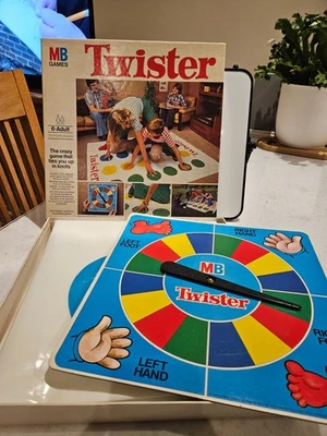 Official 1977 Twister Board Game by MB Games 100% Complete Vintage - Image 1 of 4