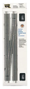 Bachmann 44576 HO Nickel Silver #6 E-Z Track RH Remote Crossover Switch Turnout - Picture 1 of 4