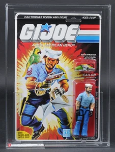 1985 Hasbro GI Joe Series 4 Shipwreck 36 Back AFA 85 C85 B85 F85 MOC - Picture 1 of 13
