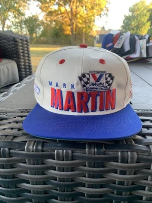 Vintage 90s NASCAR Mark Martin Racing Snapback Hat - Image 1 of 4
