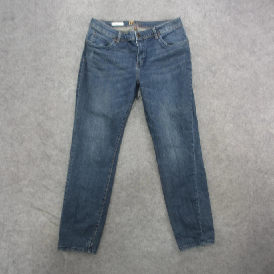 KUT from the Kloth Jeans Womens 10 Blue Katy Boyfriend Stretch Denim Mid Rise - Image 1 of 4