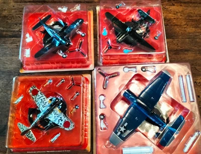 Modellino 1:72 AEREI 2° Guerra Mondiale Lotto 4 Pezzi Descrizione Interno Rarità - Immagine 1 di 4