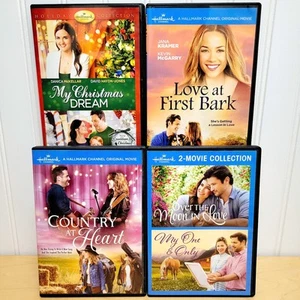 Hallmark DVD Lot Set Romance Comedy Drama Country At Heart Christmas Bark Moon - Imagen 1 de 10