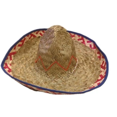 Straw Mexican Hat Sombrero Costume Party Cinco De Mayo - Image 1 of 3