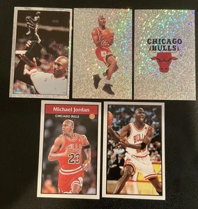 Lot (5) Michael Jordan 1992-93 Panini Sticker Chicago Bulls Foil #102 #15 #20 - Bild 1 von 2