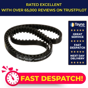 Timing Belt fits CITROEN C4 CACTUS THP, VTi 1.2 2014 on Gates 16088875 Quality - Picture 1 of 8