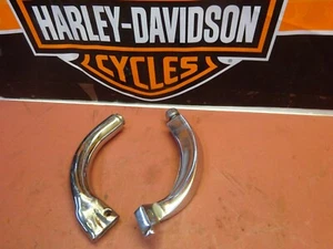 Harley Davidson Big Twin Touring CHOICE of 2 OEM Chromed Floorboard Mt - Picture 1 of 13