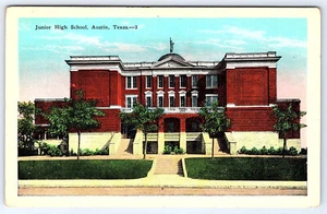 Junior High School Austin Texas TX alte Postkarte #3 D237 - Bild 1 von 2