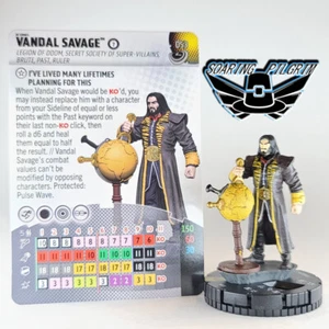 DC Heroclix VANDAL SAVAGE - 053 - SUPER RARE Masters of Time Set #53 - Picture 1 of 2
