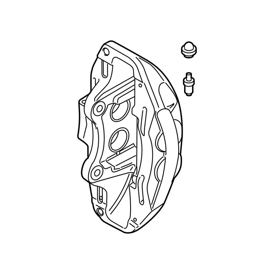 Genuine OEM Front Driver Left Disc Brake Caliper For BMW X3 X4 X5 X6 2021-2022 - Image 1 of 1