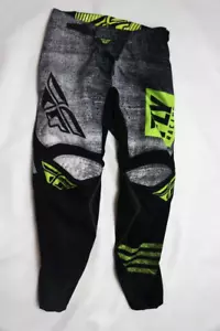 New Fly Racing Kinetic Noiz Pants Size 28 Motorcross Dirt Bike Bottoms - Picture 1 of 2