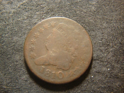 1810 Classic Head Half Cent Low Mintage Date NHZ Cover