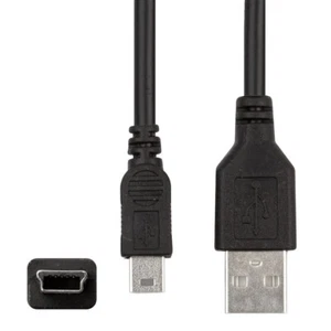 Mini USB Cable Charge & Sync Data Lead Power Long Phone Charger Dash Cam Camera - Picture 1 of 4