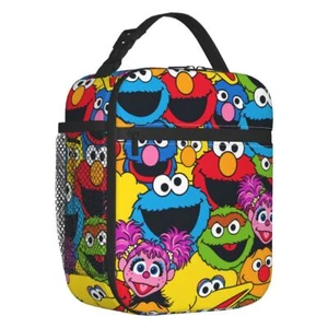 Bolsa de almuerzo aislada Cookie Monster enfriador térmico lonchera bolsa de almacenamiento con cremallera - Imagen 1 de 34