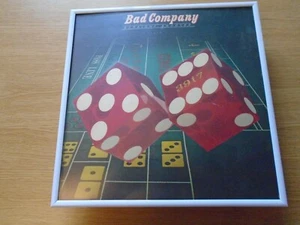 BAD CO. framed LP cover Straight Shooter white frame - Picture 1 of 1