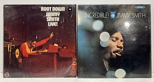 Jimmy Smith Root Down Vinyl LP Verve V6-8806 & Incredible! MS-607 In Shrink! - Picture 1 of 24
