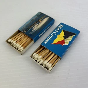 P&O Australia Cruise Ship Travel Souvenir Matchboxes PO Sydney - Picture 1 of 14