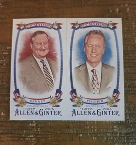 Greg Fischer & Jim Kenney 2016 Allen & Ginter Mini Mayors Louisville & Philly - Picture 1 of 2