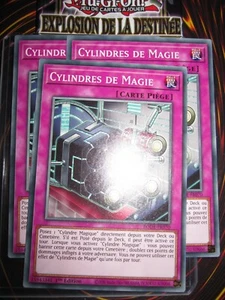 YU-GI-OH! PLAYSET (LOT DE 3) CYLINDRES DE MAGIE BODE-FR070 FRENCH 1ère édition - Picture 1 of 1