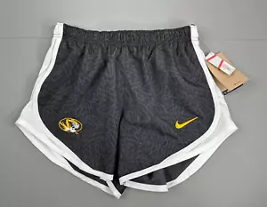 Missouri Tigers Nike Standard Fit Running Shorts Womens Small Dri-Fit Black New - Picture 1 of 12
