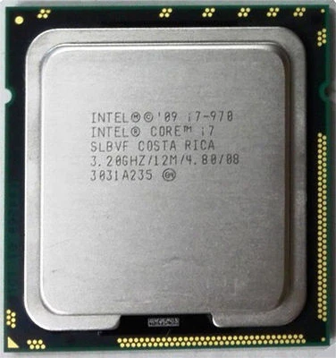 Free shipping Intel Core i7-970 Processor 12M Cache 3.20 GHz SLBVF LGA1366 - Image 1 of 2