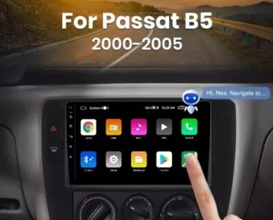 RADIO 2 DIN ANDROID PER VOLKSWAGEN PASSAT B5 NAVIGATORE USB GPS Wi-Fi  - Imagen 1 de 4
