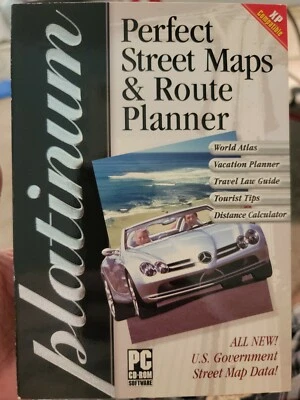 Cosmi, Perfect Street Maps & Route Planner (PC CD-ROM, 2003) Platinum Ed.  - Image 1 of 4