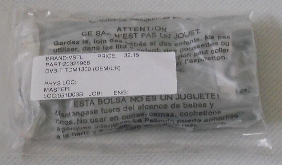 Placa decodificadora Freeview PCB DVB-T TDM1300 (OEM/Reino Unido) 20325966 20325938 Foto 1 de 1